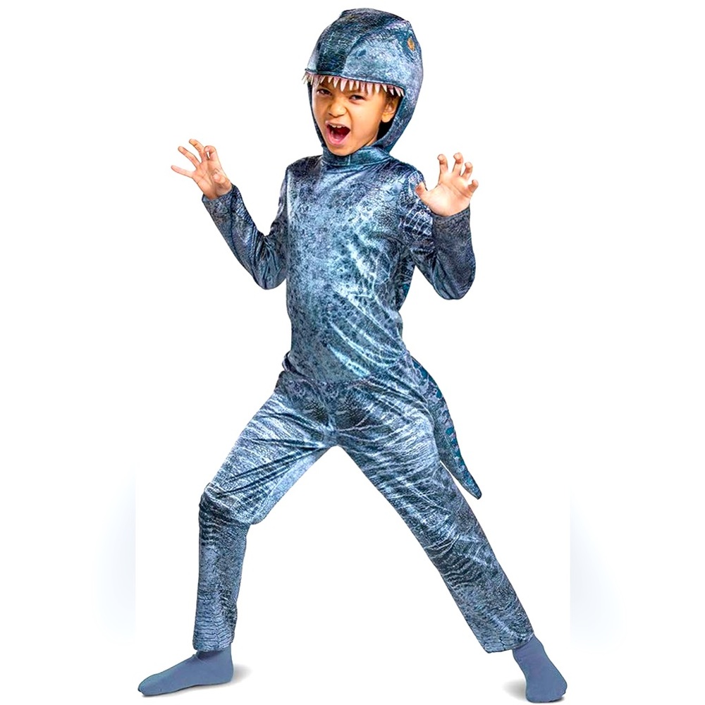 Disguise Jurassic World Blue velociraptor costume (Size 6/7) EUC